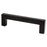 Contemporary Advantage One Aluminum Matte Black Cabinet Pull  1