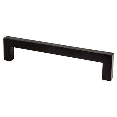 Contemporary Advantage One Aluminum Matte Black Cabinet Pull  2