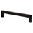 Contemporary Advantage One Aluminum Matte Black Cabinet Pull  2