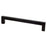 Contemporary Advantage One Aluminum Matte Black Cabinet Pull  3