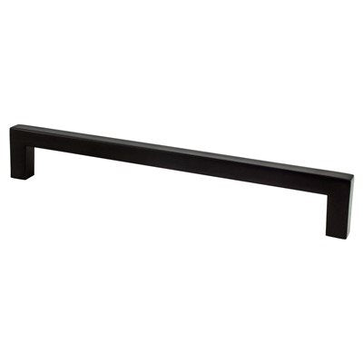 Contemporary Advantage One Aluminum Matte Black Cabinet Pull  4