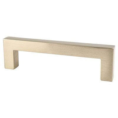 Contemporary Advantage One Aluminum Champagne Cabinet Pull  1