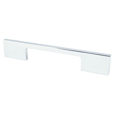 Contemporary Advantage Two Aluminum Polished Chrome Cabinet Pull  4