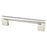 Contemporary Advantage Three Zinc Brushed Nickel Cabinet Pull  1