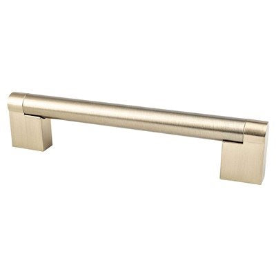 Contemporary Advantage Three Zinc Champagne Cabinet Pull  1