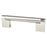 Contemporary Advantage Three Zinc Brushed Nickel Cabinet Pull  2