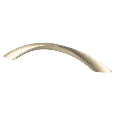 Contemporary Advantage Five Zinc Champagne Cabinet Pull  1