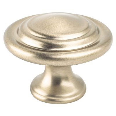 Traditional Advantage Four Zinc Champagne Cabinet Knob  1