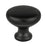 Traditional Advantage Four Zinc Matte Black Cabinet Knob  2