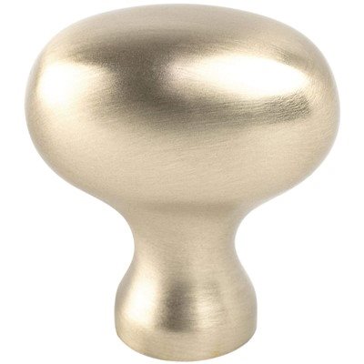 Transitional Advantage Three Zinc Champagne Cabinet Knob  1