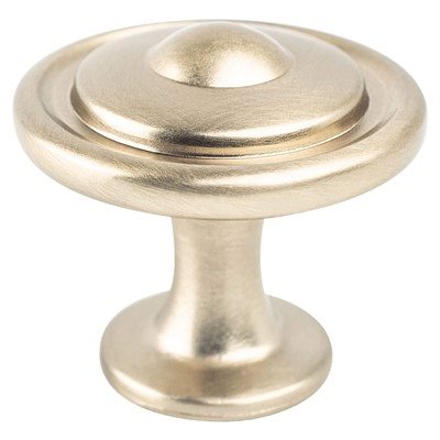 Traditional Advantage Three Zinc Champagne Cabinet Knob  1