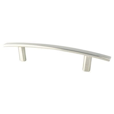 Transitional Advantage One Zinc Brushed Nickel Cabinet Pull  1
