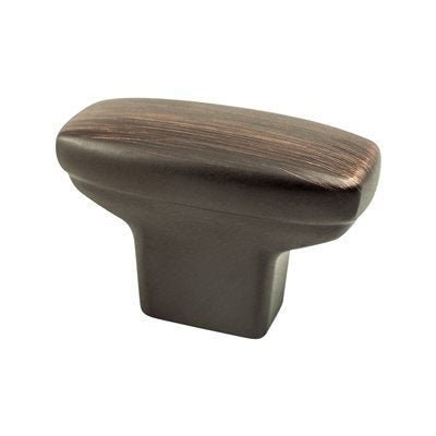 Transitional Advantage One Zinc Verona Bronze Cabinet Knob  1
