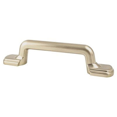 Traditional Advantage Two Zinc Champagne Cabinet Pull  2