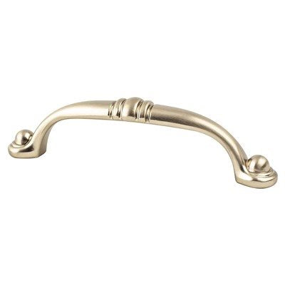 Traditional Advantage Three Zinc Champagne Cabinet Pull  1