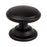 Traditional Advantage Two Zinc Matte Black Cabinet Knob  1