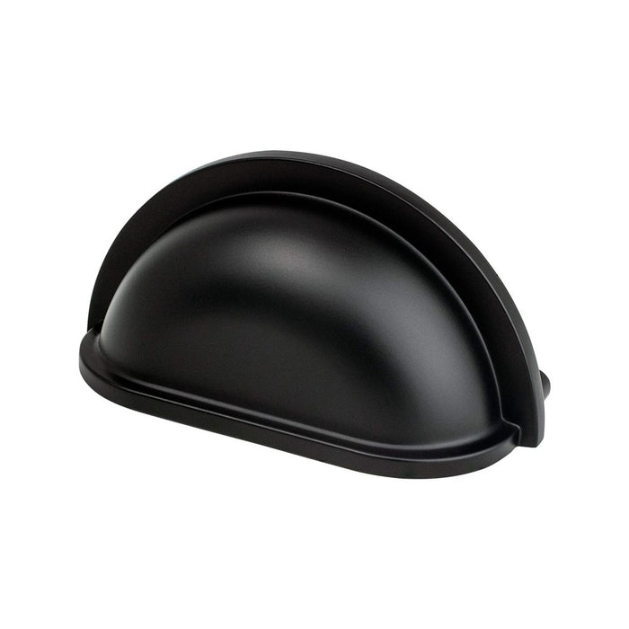 Traditional Advantage Three Zinc Matte Black Cup Pull  1