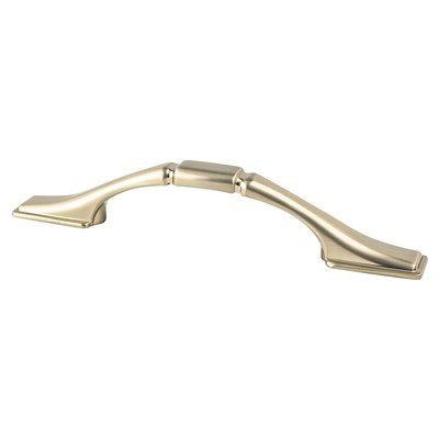 Traditional Advantage One Zinc Champagne Cabinet Pull  2