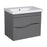 Wave Wood Gray Matte Bathroom Vanity Gray Matte 1