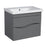 Wave Wood Gray Matte Bathroom Vanity Gray Matte 1