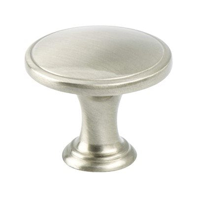 Oasis Zinc Brushed Nickel Cabinet Knob  1