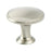Oasis Zinc Brushed Nickel Cabinet Knob  1