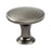 Oasis Zinc Brushed Tin Cabinet Knob  1