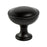 Echo Zinc Matte Black Cabinet Knob  1