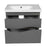 Wave Wood Gray Matte Bathroom Vanity Gray Matte 6