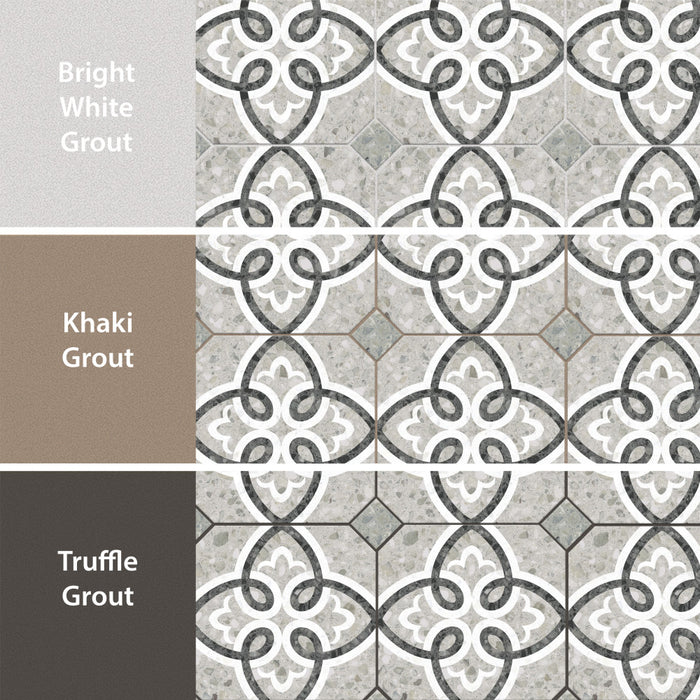 Riviera Porcelain Octagon Garde Gris with Taco Verde Tile Matte 5