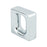 Dual Zinc Polished Chrome Cabinet Knob  1