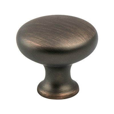 Traditional Advantage Four Zinc Verona Bronze Cabinet Knob  1