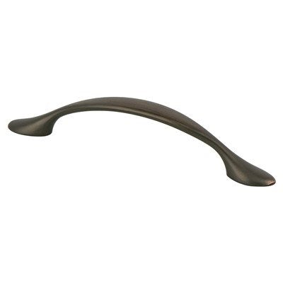 Transitional Advantage Three Zinc Verona Bronze Cabinet Pull  1
