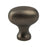 Transitional Advantage Three Zinc Verona Bronze Cabinet Knob  1