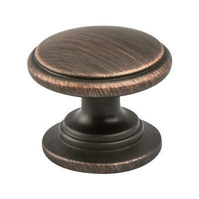 Traditional Advantage Two Zinc Verona Bronze Cabinet Knob  1