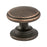 Traditional Advantage Two Zinc Verona Bronze Cabinet Knob  1