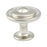 Traditional Advantage Three Zinc Brushed Nickel Cabinet Knob  1