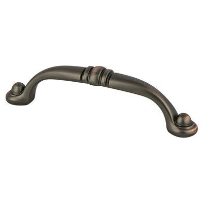Traditional Advantage Three Zinc Verona Bronze Cabinet Pull  1