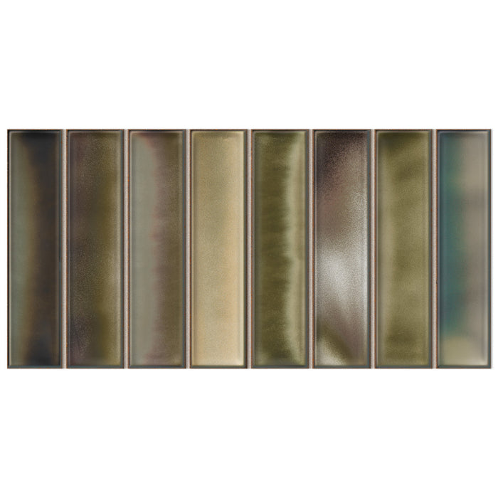 Borealis Ceramic Green Tile Glossy 1