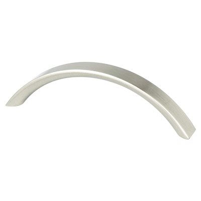 Contemporary Advantage Four Zinc Brushed Nickel Cabinet Pull  1