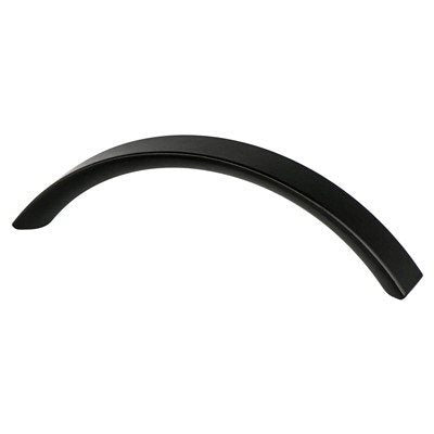 Contemporary Advantage Four Zinc Matte Black Cabinet Pull  1