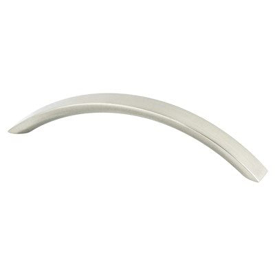 Contemporary Advantage Four Zinc Brushed Nickel Cabinet Pull  2