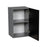 Wallkitchens Wood Black Matte Wall Cabinet Black Matte 2