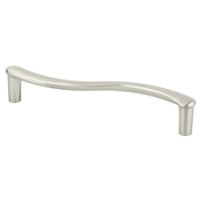 Advantage Plus Six Aluminum Brushed Nickel Cabinet Pull  2