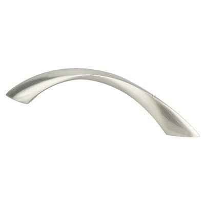 Contemporary Advantage Five Zinc Brushed Nickel Cabinet Pull  1