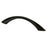 Contemporary Advantage Five Zinc Matte Black Cabinet Pull  1