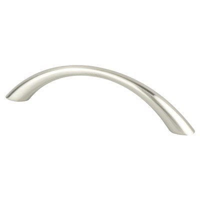 Contemporary Advantage Four Aluminum Brushed Nickel Cabinet Pull  1