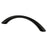 Contemporary Advantage Four Aluminum Matte Black Cabinet Pull  1