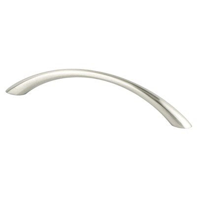 Contemporary Advantage Four Aluminum Brushed Nickel Cabinet Pull  2