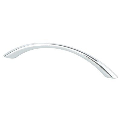 Contemporary Advantage Four Aluminum Polished Chrome Cabinet Pull  2